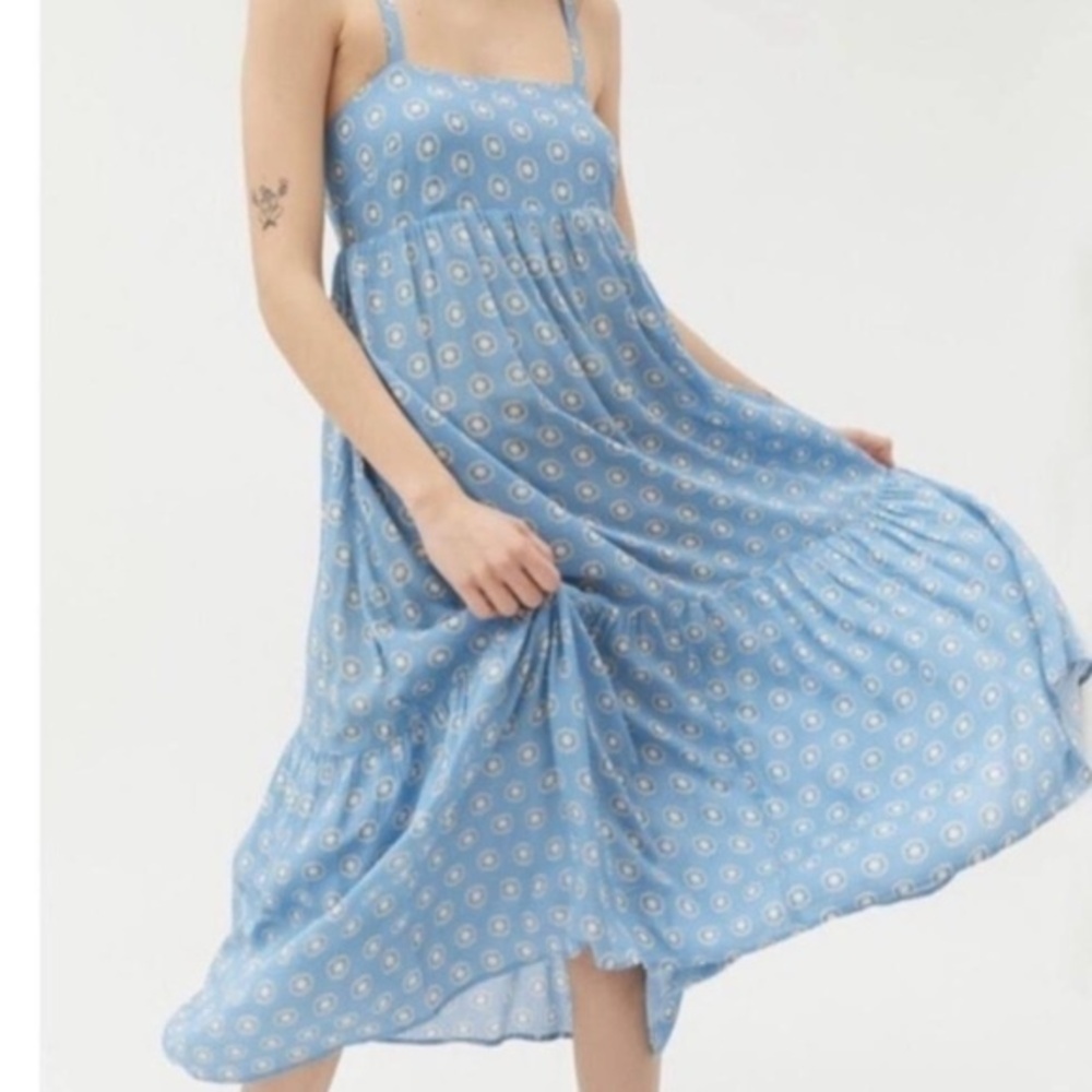 Urban Outfitters Haverford frock midi dress size xsmall